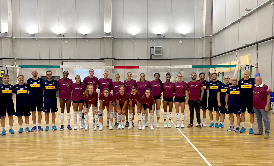 La Nazionale Femminile di pallavolo testimonial di Corri la Vita La